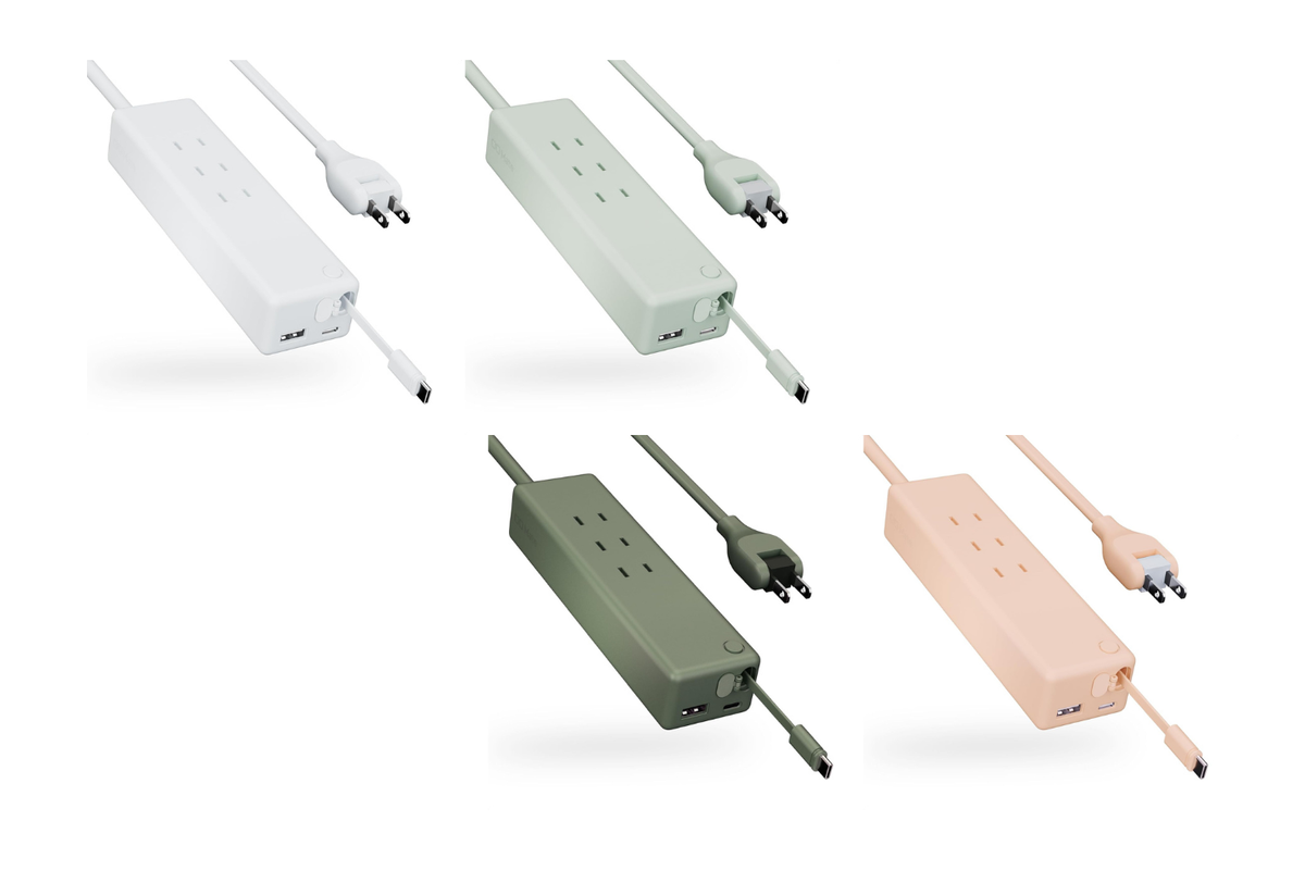 CIO Mateの新作「電源タップ×充電器×ケーブル」で、充電のごちゃ