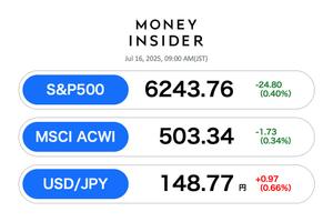 S&P500・オルカン 最新情報。16日は-0.4％に留まる、インフレ懸念を半導体急騰が打ち消す