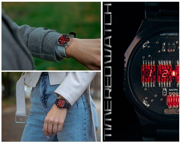 TIME RED WATCH」で手首にSF。数字が踊るレトロガジェット、見てるだけ