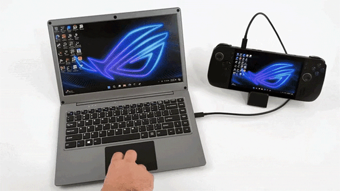 モバイルモニターに入力装置とバッテリーを内蔵。高機能AndroidのPC化