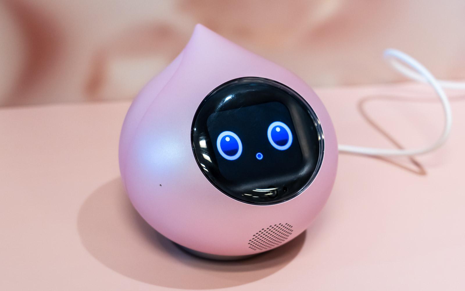 会話AIロボットRomi（Lacatan）新モデル　サクラピンク ミクシィ 会話AIロボットRomi Lacatanモデル サクラピンク ROMI