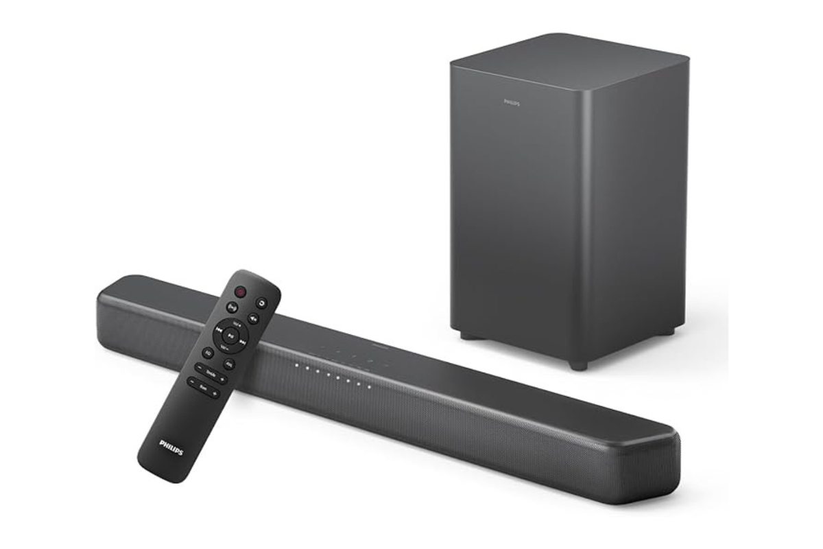 PHILLIPS サウンドバー 臨場感あふれるサウンド体験！PHILIPSのサウンドバー 2.1が51