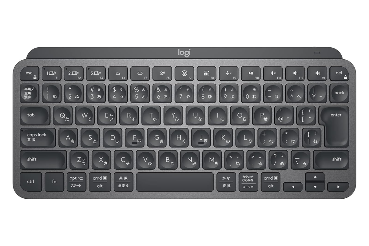 Logi MX KEYS MINI 日本語配列 ダークグレー 美品 ロジテック Logitech MX KEYS mini KX700GR US配列 ワイヤレス