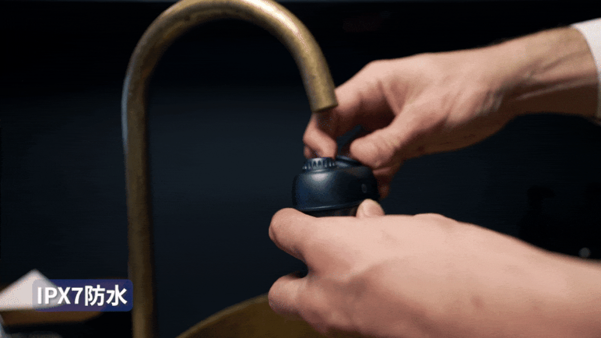 防水性能を示すGIF