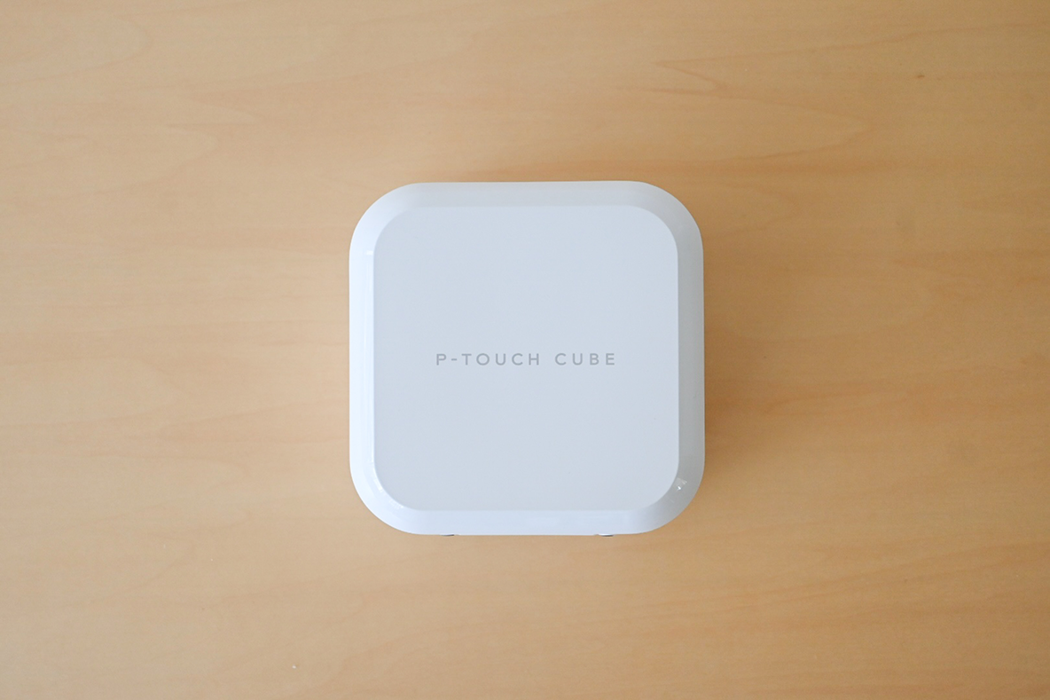 P-TOUCH CUBE ラベルライター 最先端ラベルライター】「P-TOUCH CUBE」（ピータッチキューブ