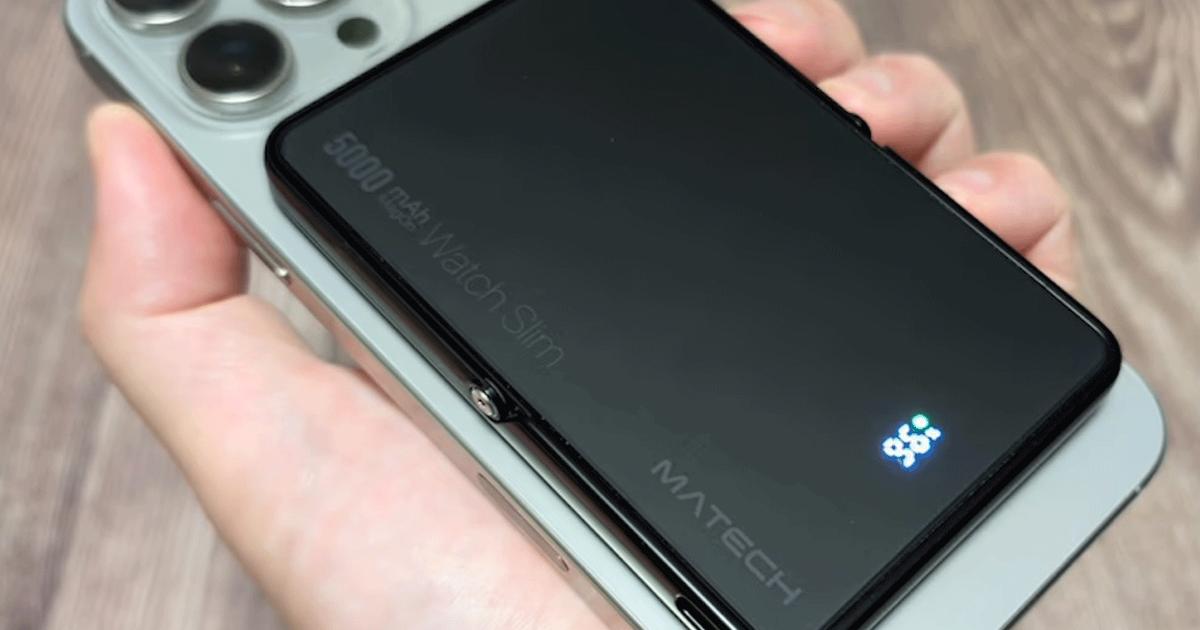コレ、便利すぎる…。Apple WatchやAirPodsも充電できる「超薄型
