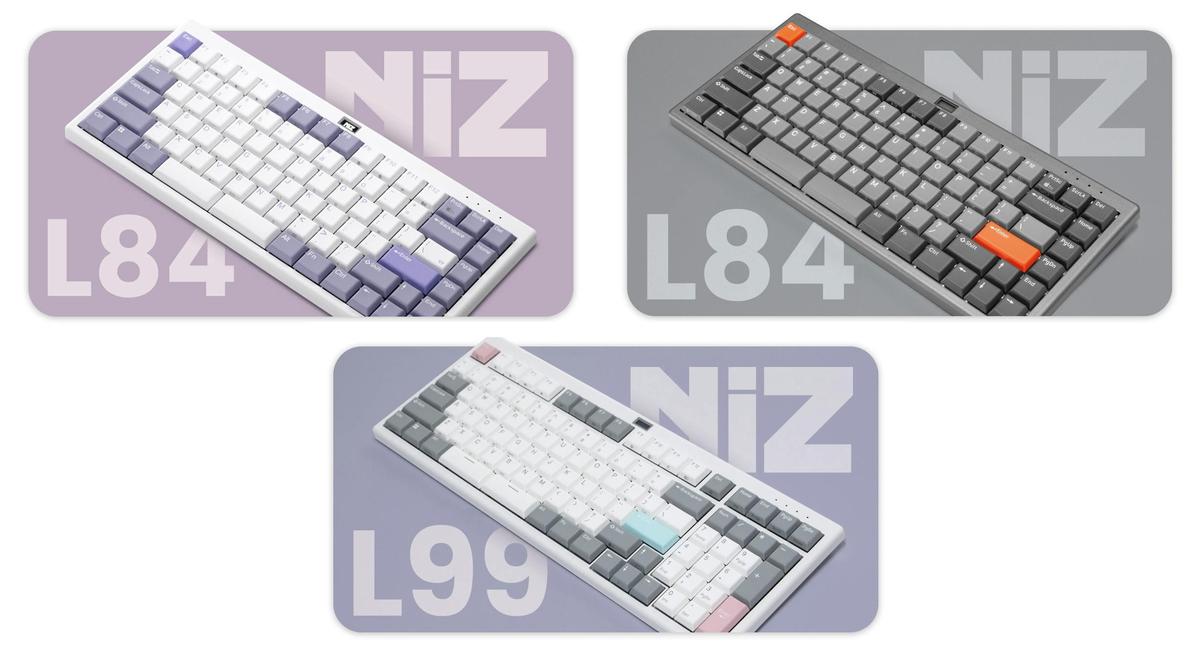 静電容量無接点式×ロープロファイル。「NIZ L84」は指が喜ぶ“軽快静音 