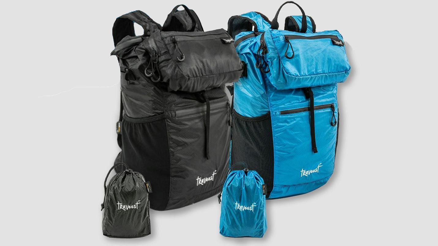 22Lも入るのに350ml缶サイズまで畳める！ 耐水・超軽量バックパック