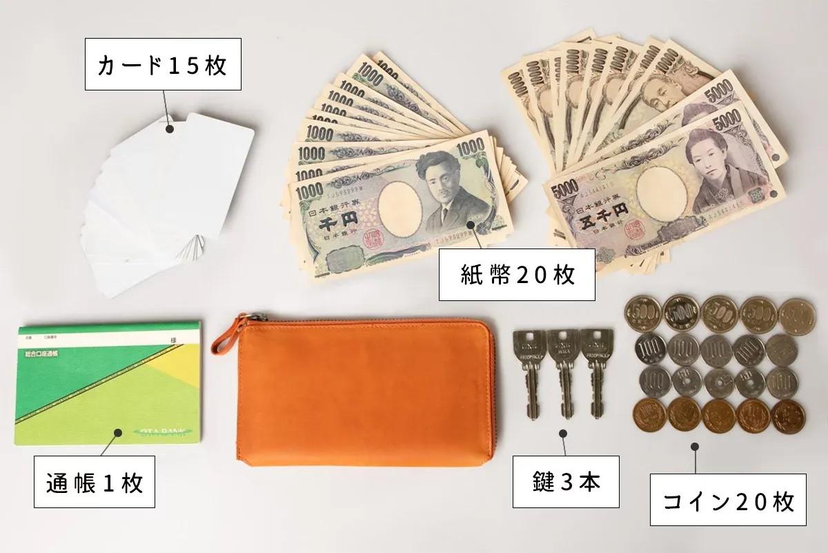 紙幣は最大50枚、カードなら24枚、スマホも通帳も入る。もはや