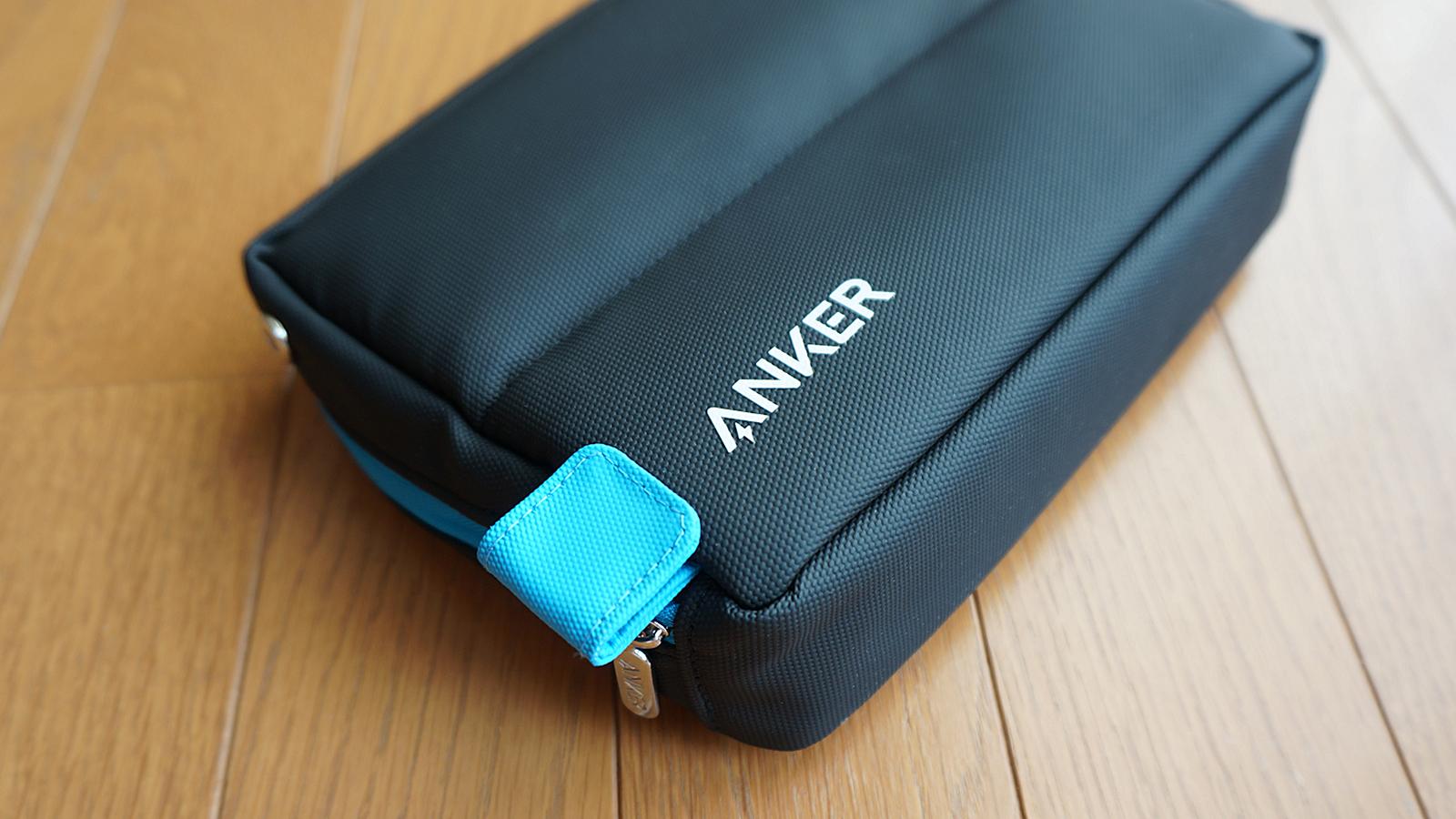 Anker Smart Pouch コクヨ ポーチ ブラック　KOKUYO コクヨと共同開発、ガジェットから文具までスマートに収納可能な