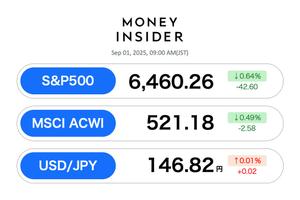 S&P500・オルカン 最新情報。先週末は-0.6％前後の下落、今週は米雇用統計（8月分）に注目