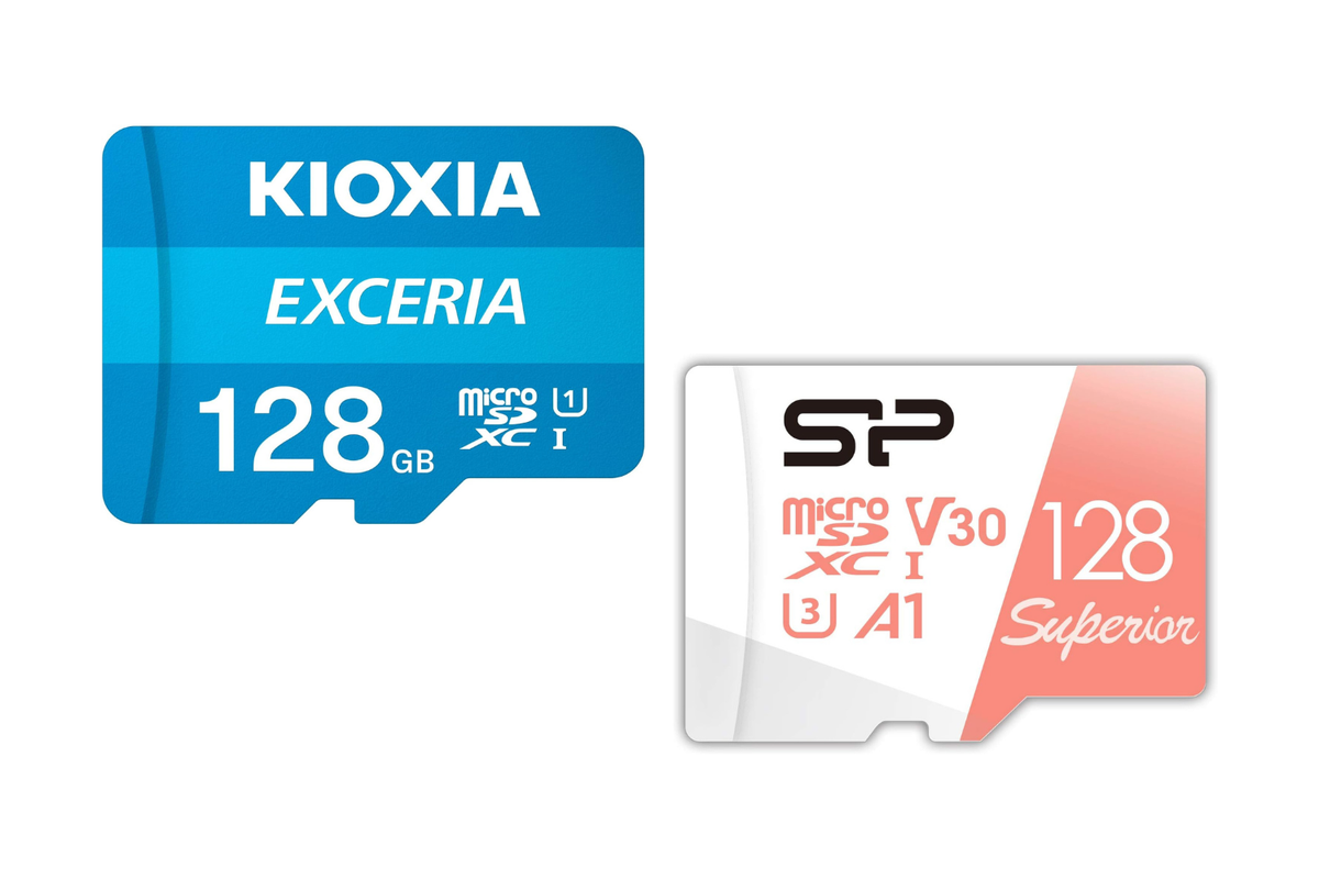 128GBで1,000円台の快適microSD？ キオクシアとシリコンパワーに