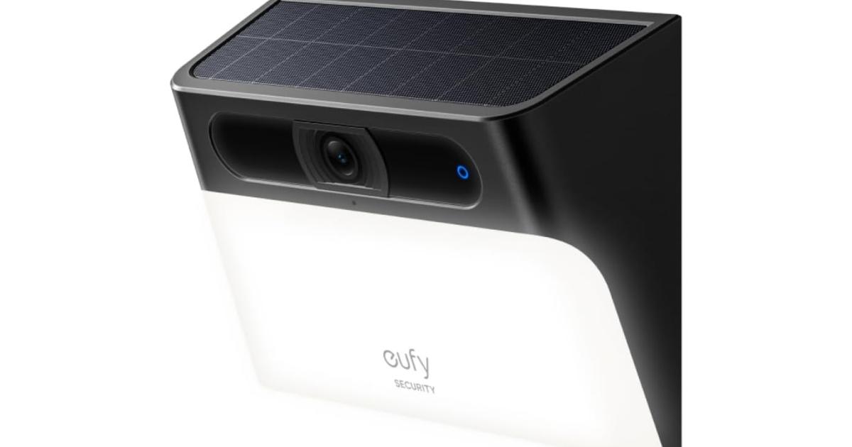 防犯も照明も手に入るAnkerのEufy Solar Wall Light Cam S120、1万円