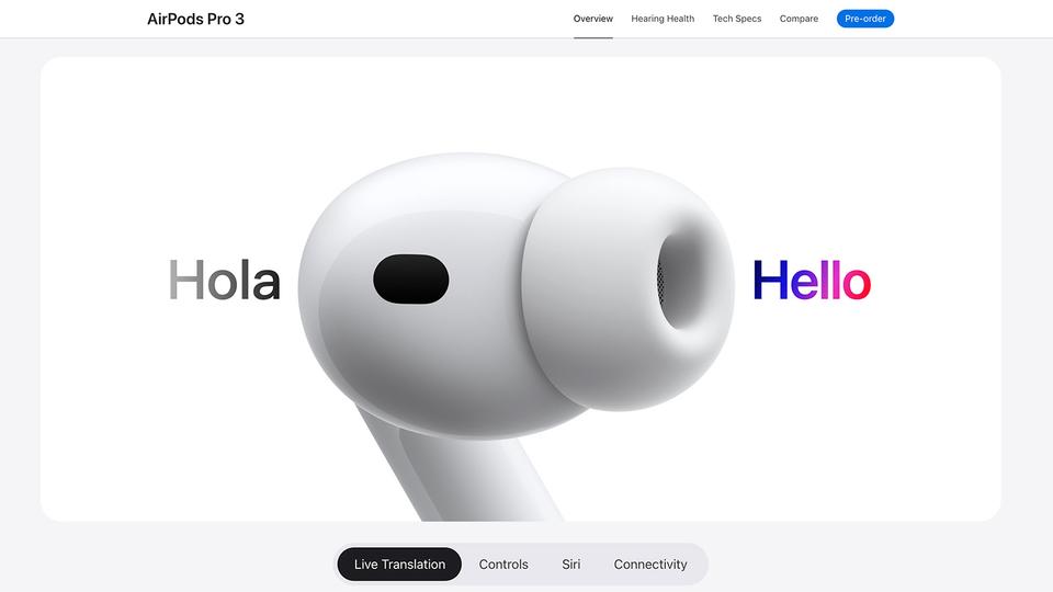 アップル3年ぶりの完全新型ワイヤレスイヤホン「AirPods Pro 3」を注目 