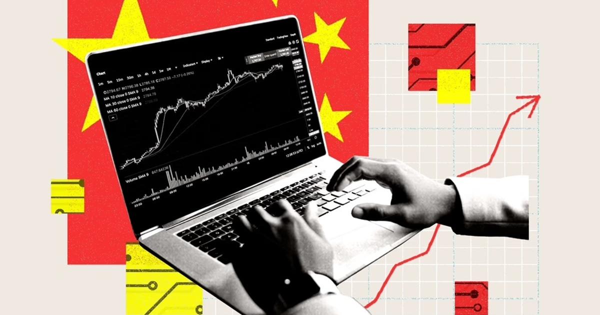 Business Insider Japanのニュース記事「【深堀り】トランプ氏の「AIチップ輸出禁止」が中国の半導体とハイテク株の急騰をもたらした。関連する注目5社」の画像