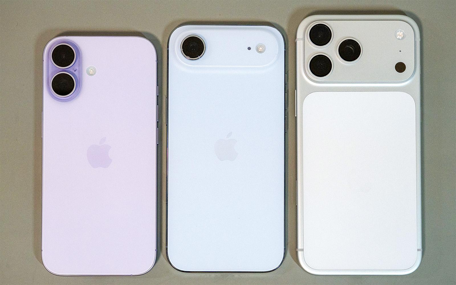 薄く頑丈な「iPhone Air」と性能重視な「iPhone 17 Pro」。実機で