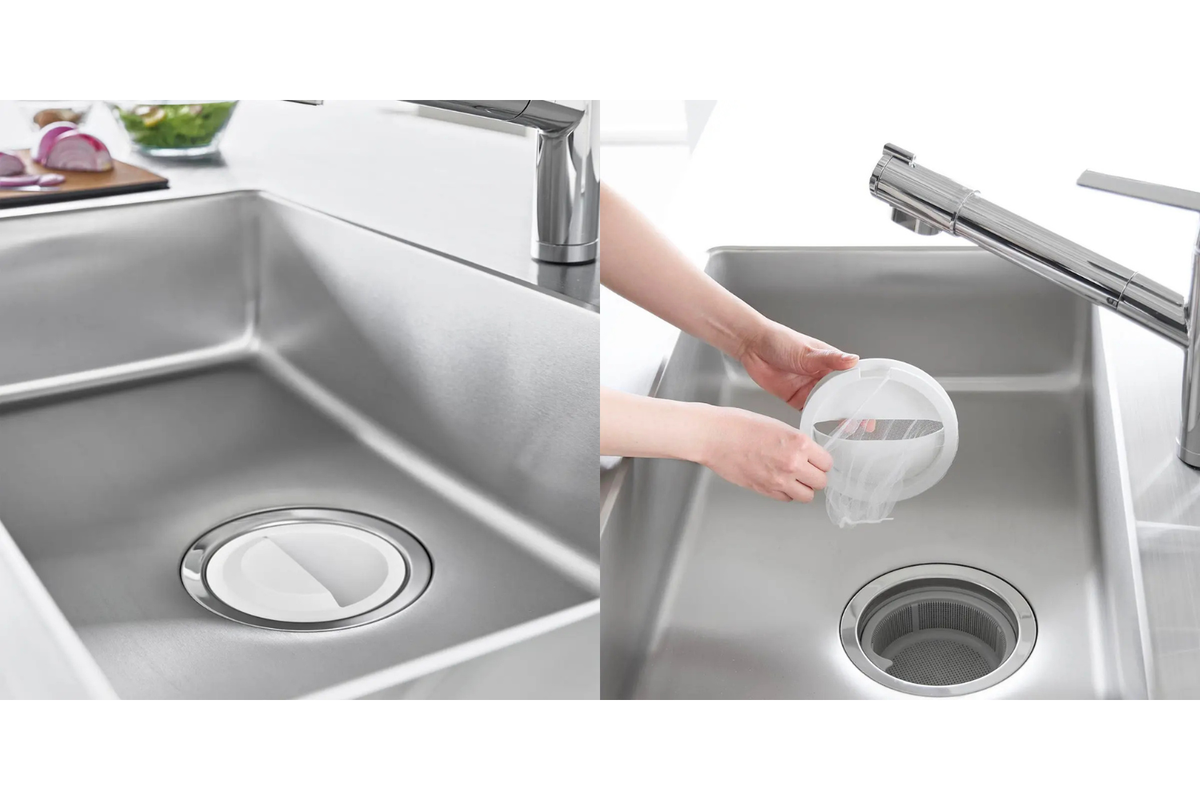 シンクのゴミちら見え・ヌメり・かび臭…。山崎実業の排水口カバーでお別れしよう