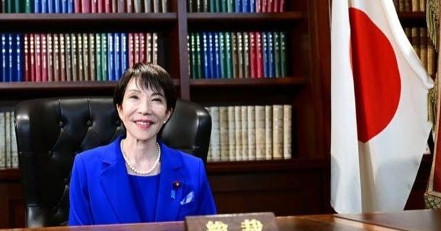 自民党総裁に選出された高市早苗氏。