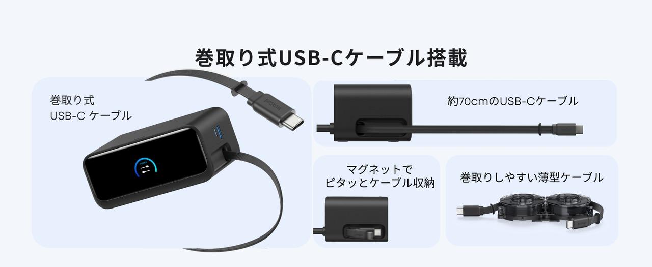 ごちゃつきデスク」の戦い、Ankerのケーブル二刀流電源タップで勝てる