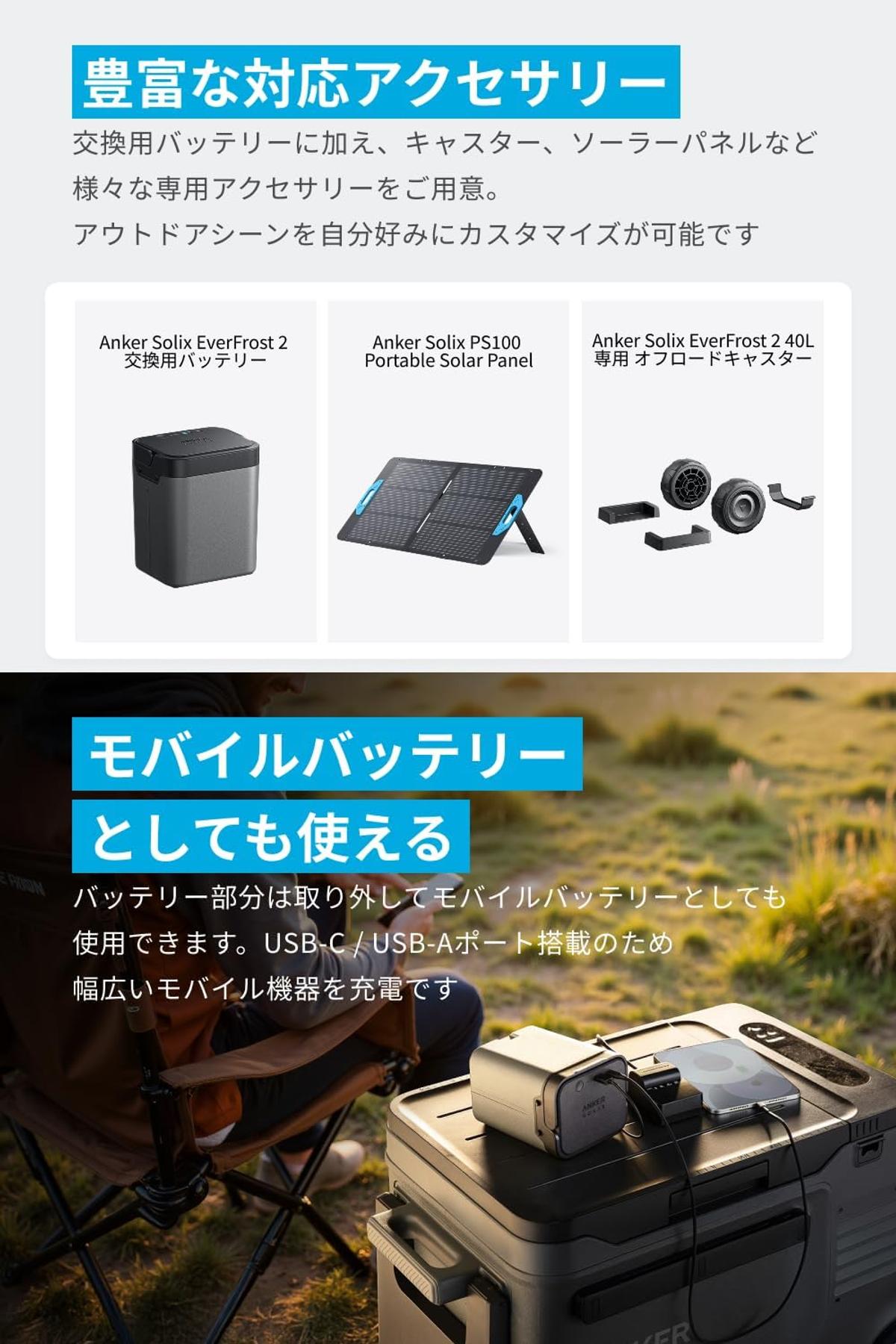Ankerのポータブル冷蔵庫