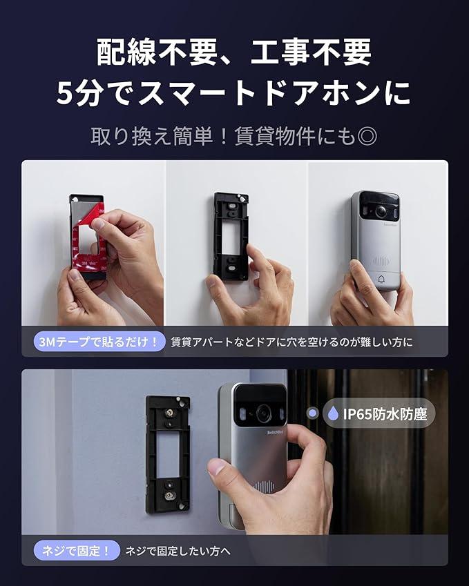 Java in Telecommunications（ほぼ新品、送料込） もう不在票はいらない。1万円台のSwitchBotテレビドアホンなら外出先