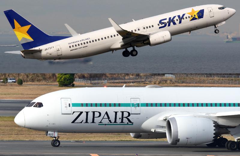 スカイマーク 国際線「空白の5年」スカイマーク、初チャーター便のZIPAIR。台湾就航