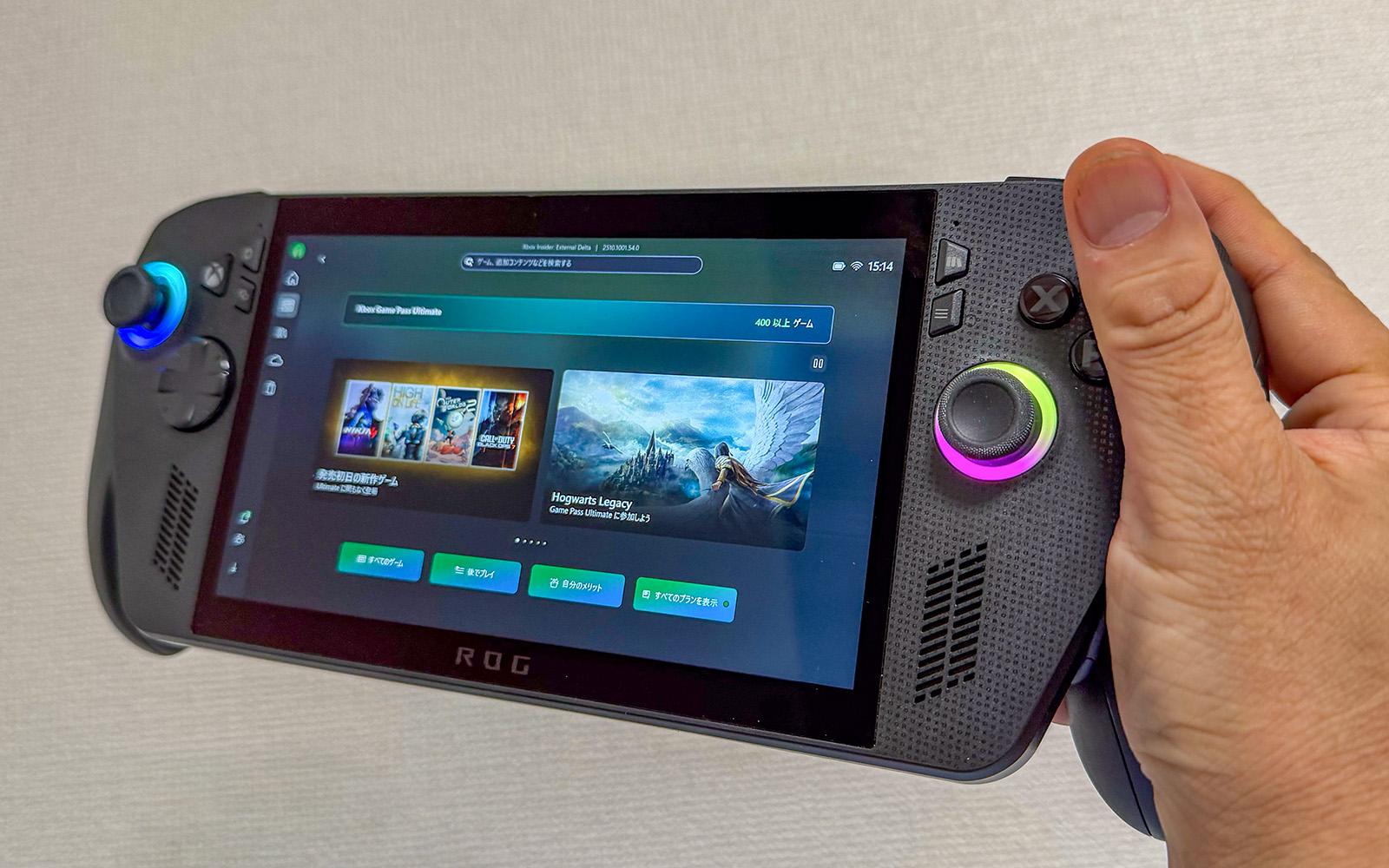 ポータブルPC「ROG Xbox Ally X」実機レビュー：「特別なゲーム最適化