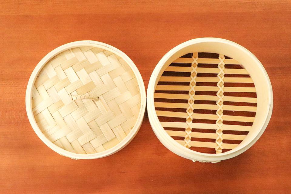 無印良品 「竹材 蒸篭(せいろ)/本体 深型 小」 無印良品 「竹材 蒸篭(せいろ)/蓋 小」