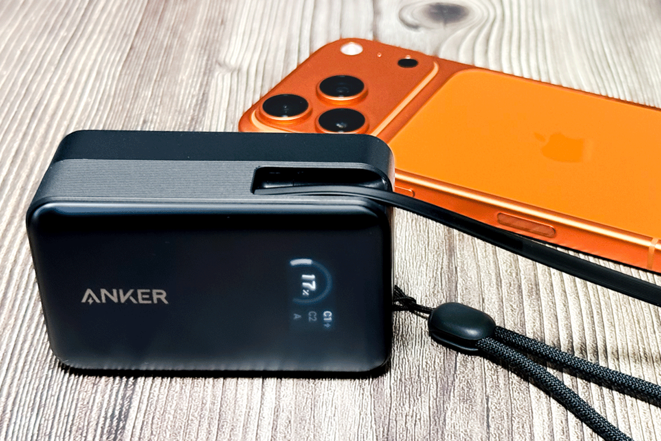 Ankerから「巻取り式ケーブル内蔵モバイルバッテリー」がついに出た
