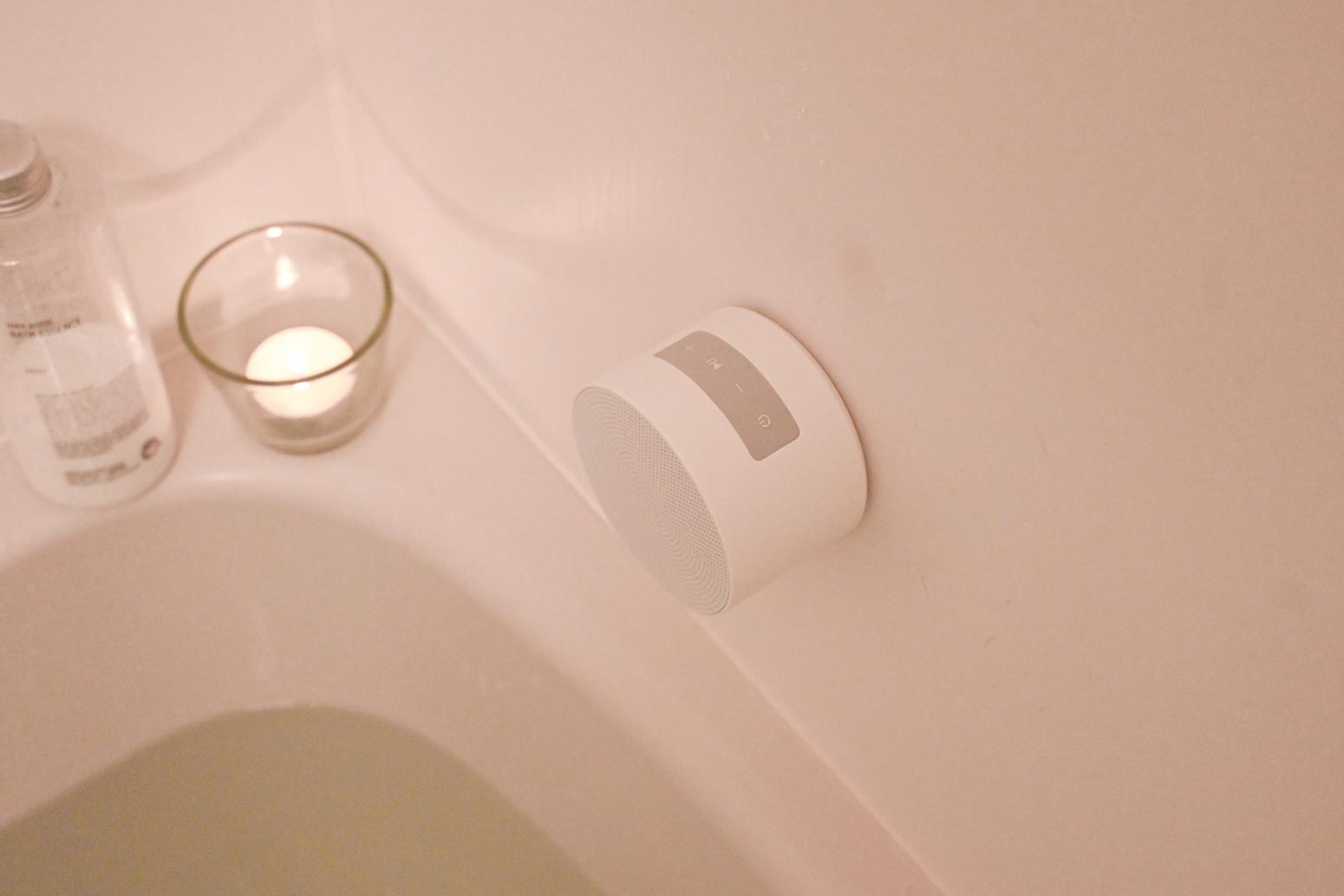 壁設置が正解だった！CIOの「マグネットスピーカー」でバスタイムを