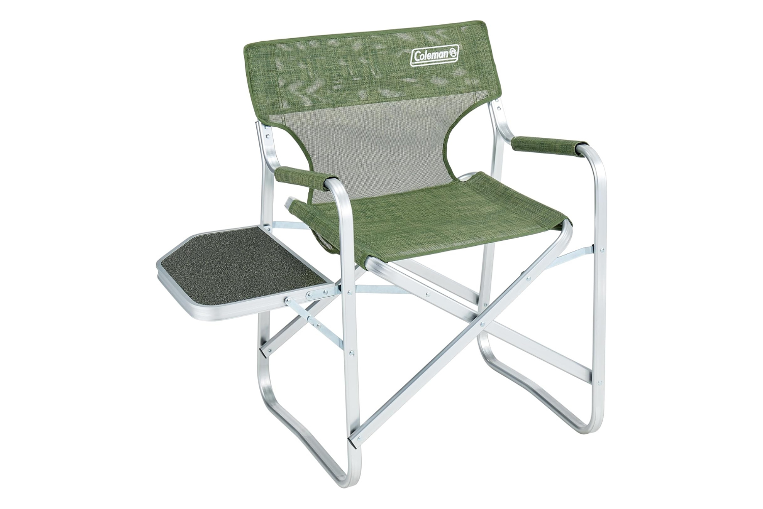 サイドテーブル付きで“くつろぎ格上げ”のコールマン折りたたみチェア