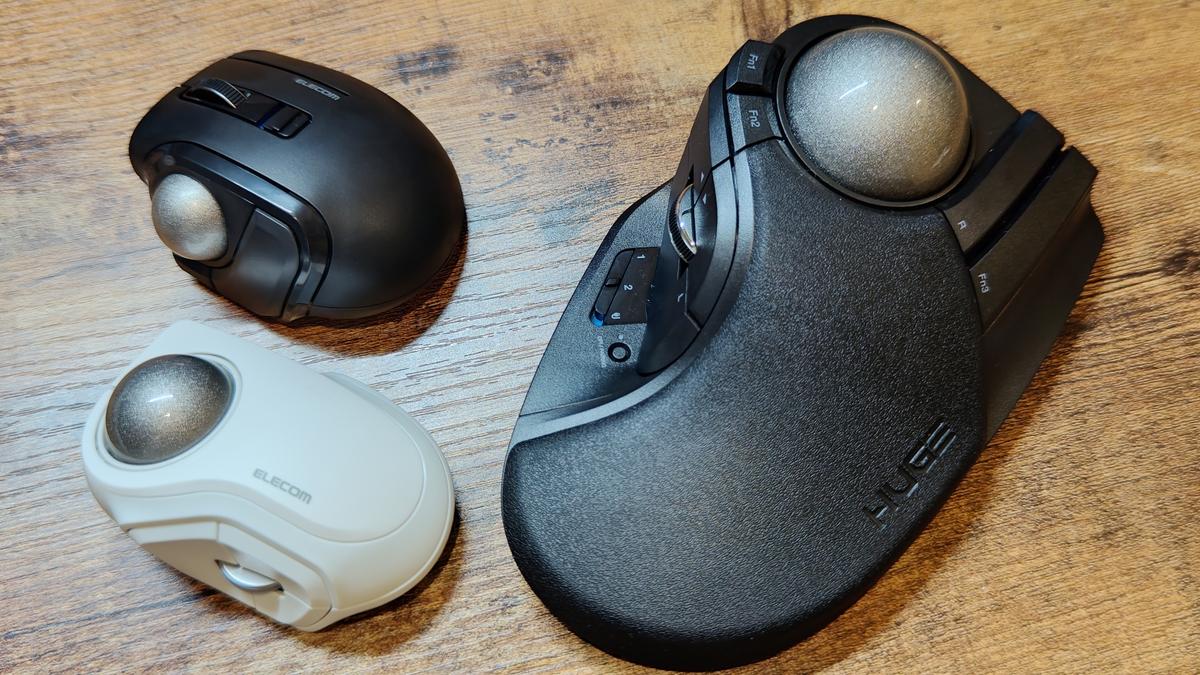 エレコムの新トラックボール「HUGE PLUS」「bitra」登場。8年ぶり刷新 