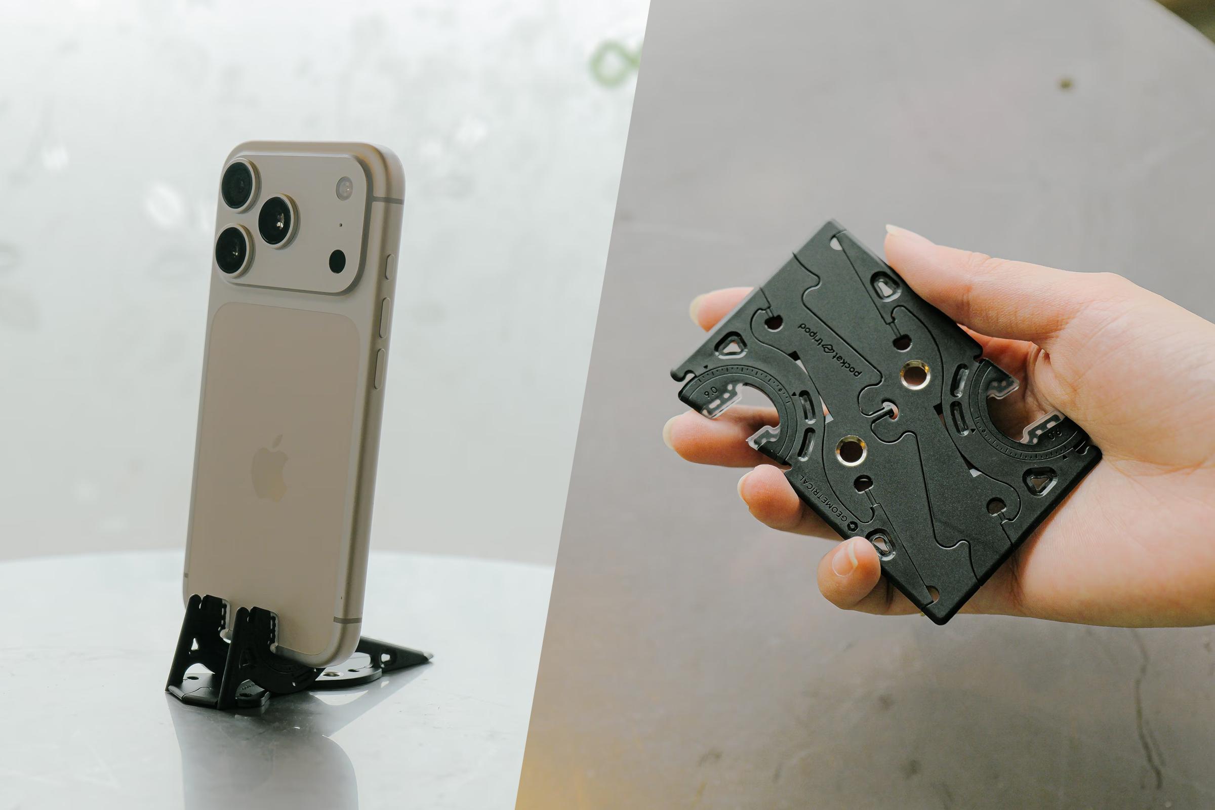 財布に忍ぶ、クレカサイズの「どこでもスマホ三脚」が想像以上に便利