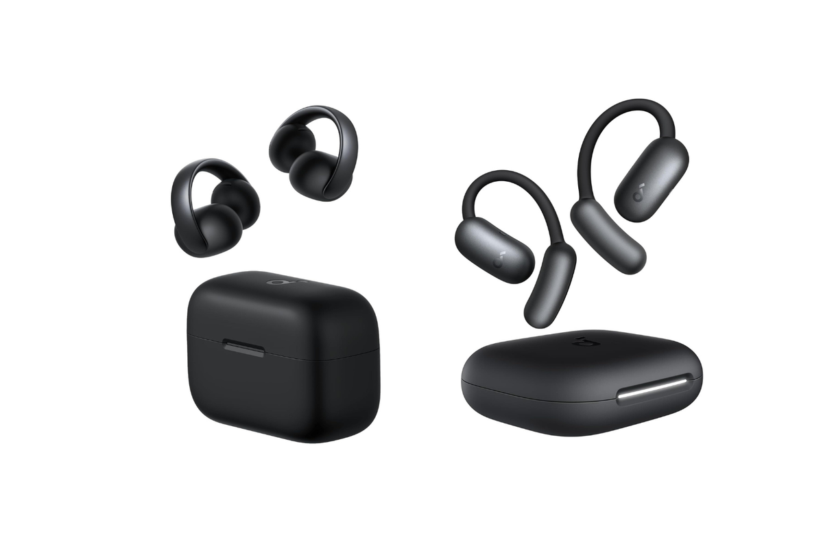 Anker　AecoClip　 ワイヤレスイヤホン ブラック Anker AeroClip Open-Ear Clip-On Earbuds in Midnight