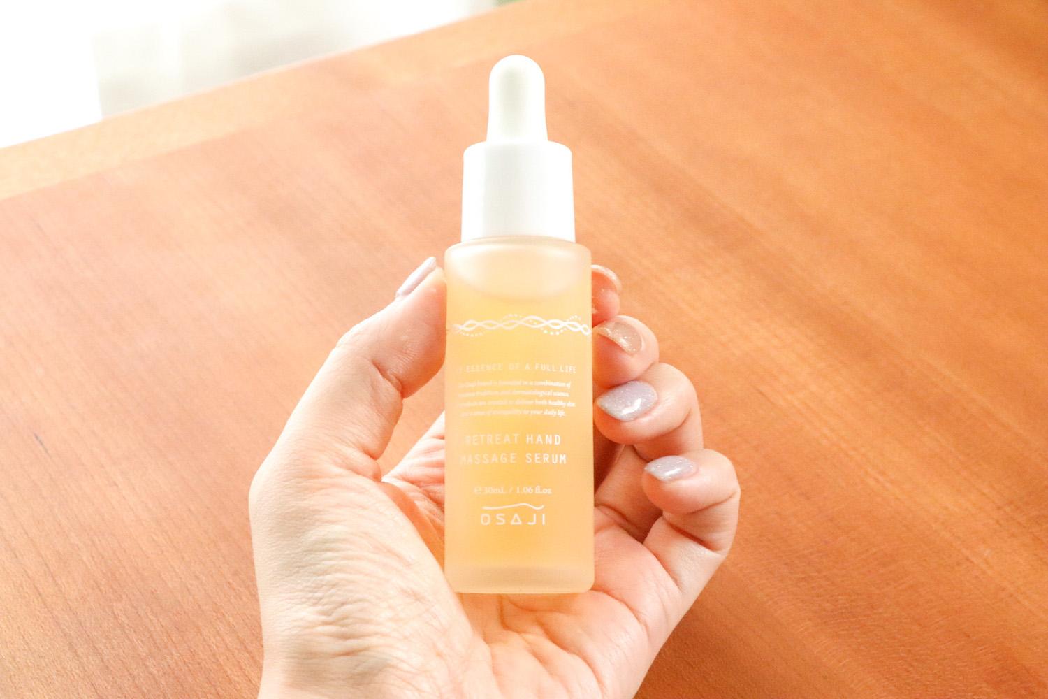 ハンドクリームが苦手でも続いた。OSAJIのハンド美容液で乾燥悩みが