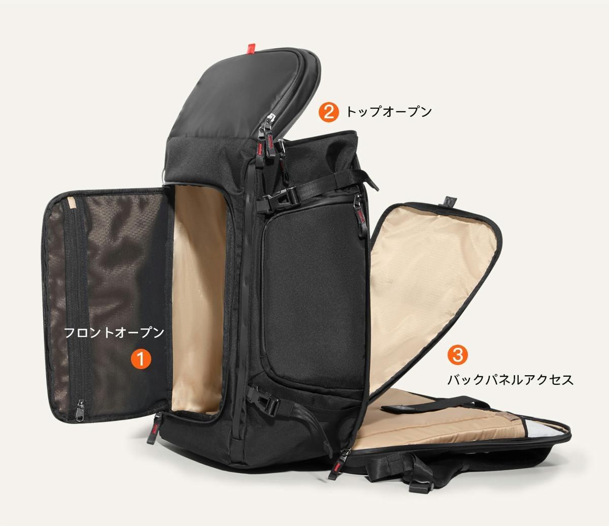 整理」と「守り」を極めた40L。機内持ち込みもOKのトラベルバック