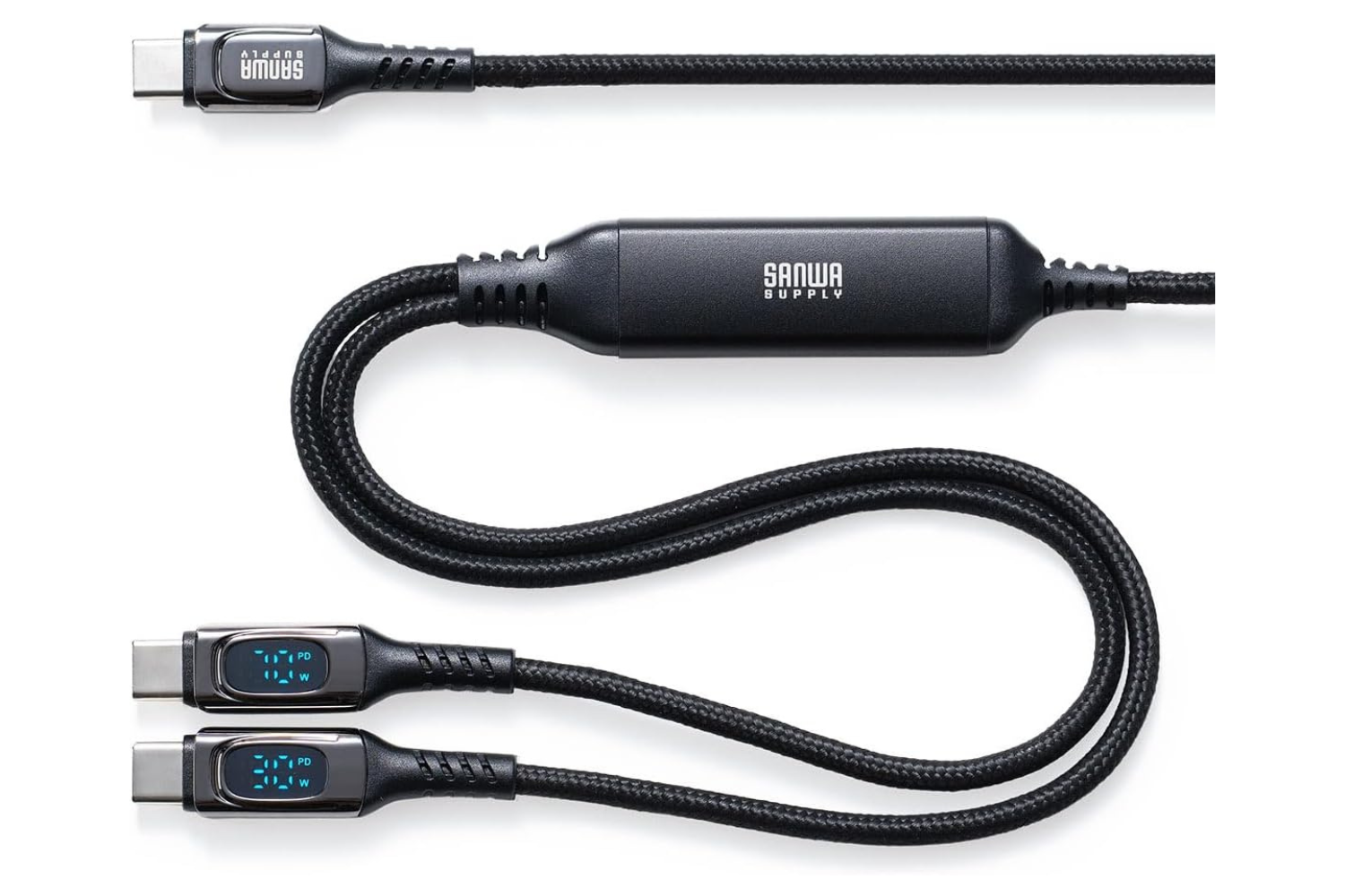 サンワからも出たぞ、1本で「デスク充電が完結する」ケーブル | ライフ