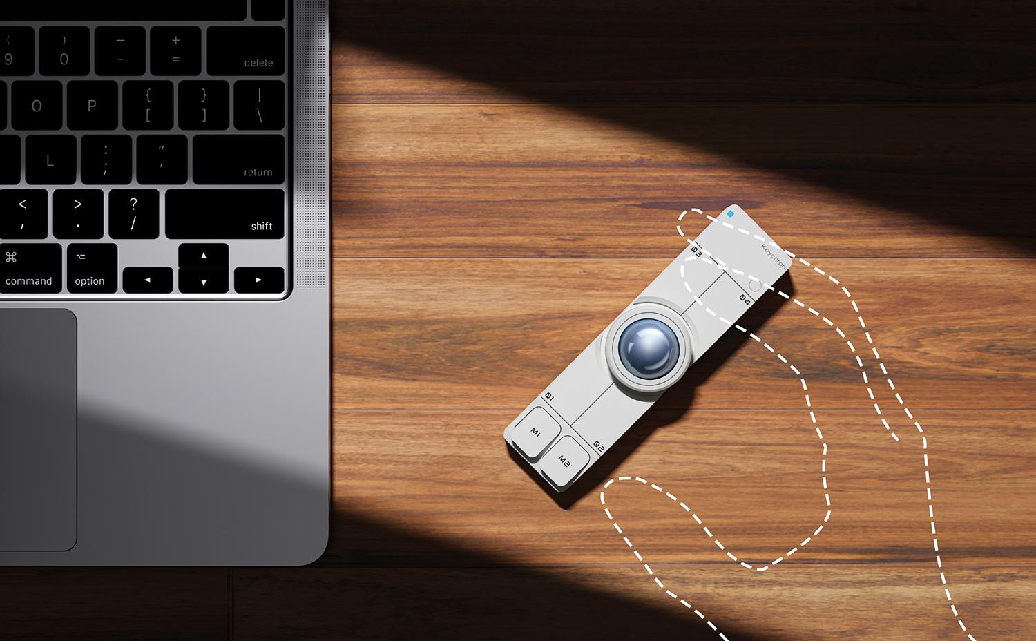 初日で1.2億円突破！キーボードに添える。マウスの常識を変える新発想