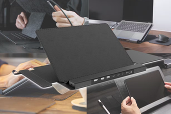 ソファでのPC作業がはかどる膝上グッズ。広いワークスペースが出現