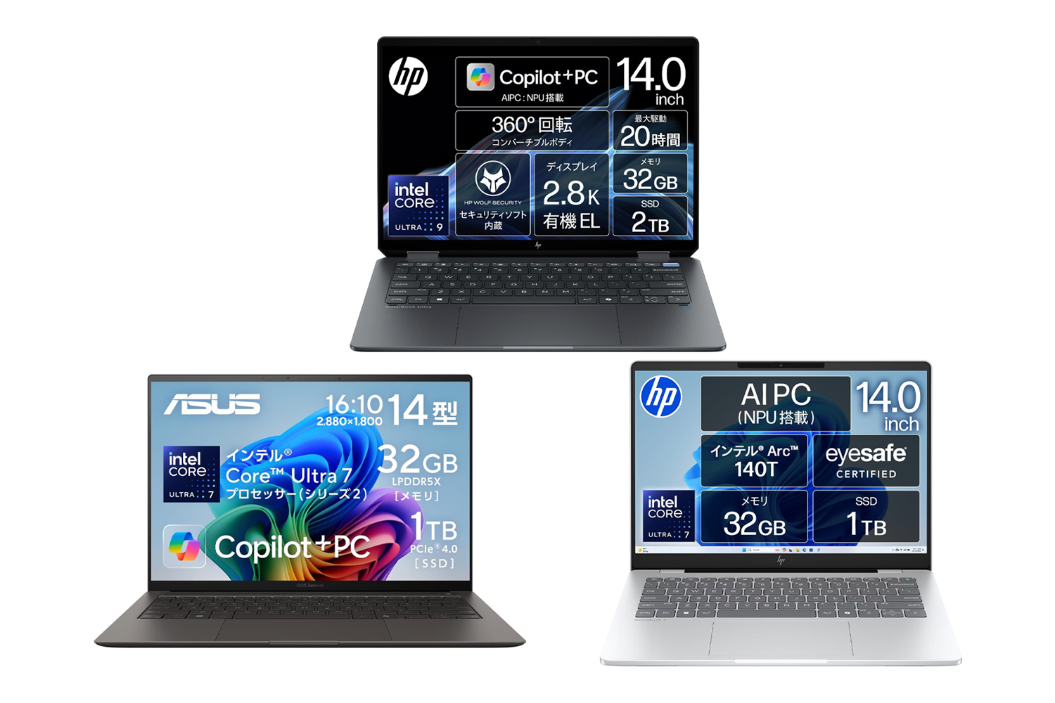 AI⭐Copilot+PC⭐有機EL⭐ASUS⭐1年保証⭐32GB⭐1TB⭐3K 未来がセール価格じゃん。「次世代AI PC」ブラックフライデーで数万円