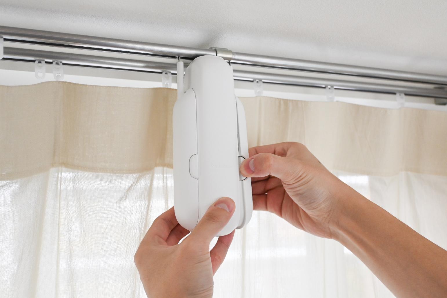 最新型SwitchBotカーテン3に買い替えたら、厚手のカーテンも静かに