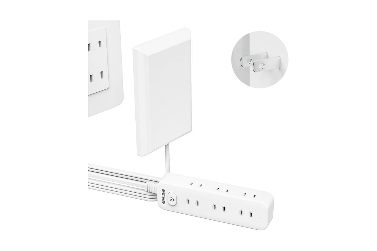 赤ちゃんのいたずら防止＆配線スッキリ！隠しながら9口に増やせる電源タップ