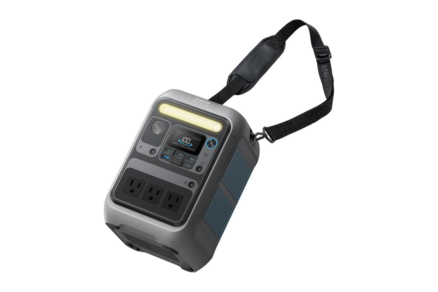 両手フリーで即避難。満充電OKの“小型300W”が8台分を一気に救う