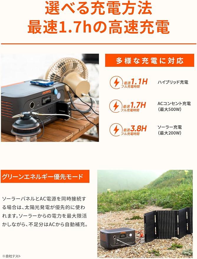 キャンプも防災も40%OFFで一発解決！容量640WhのJackeryもう買うしか