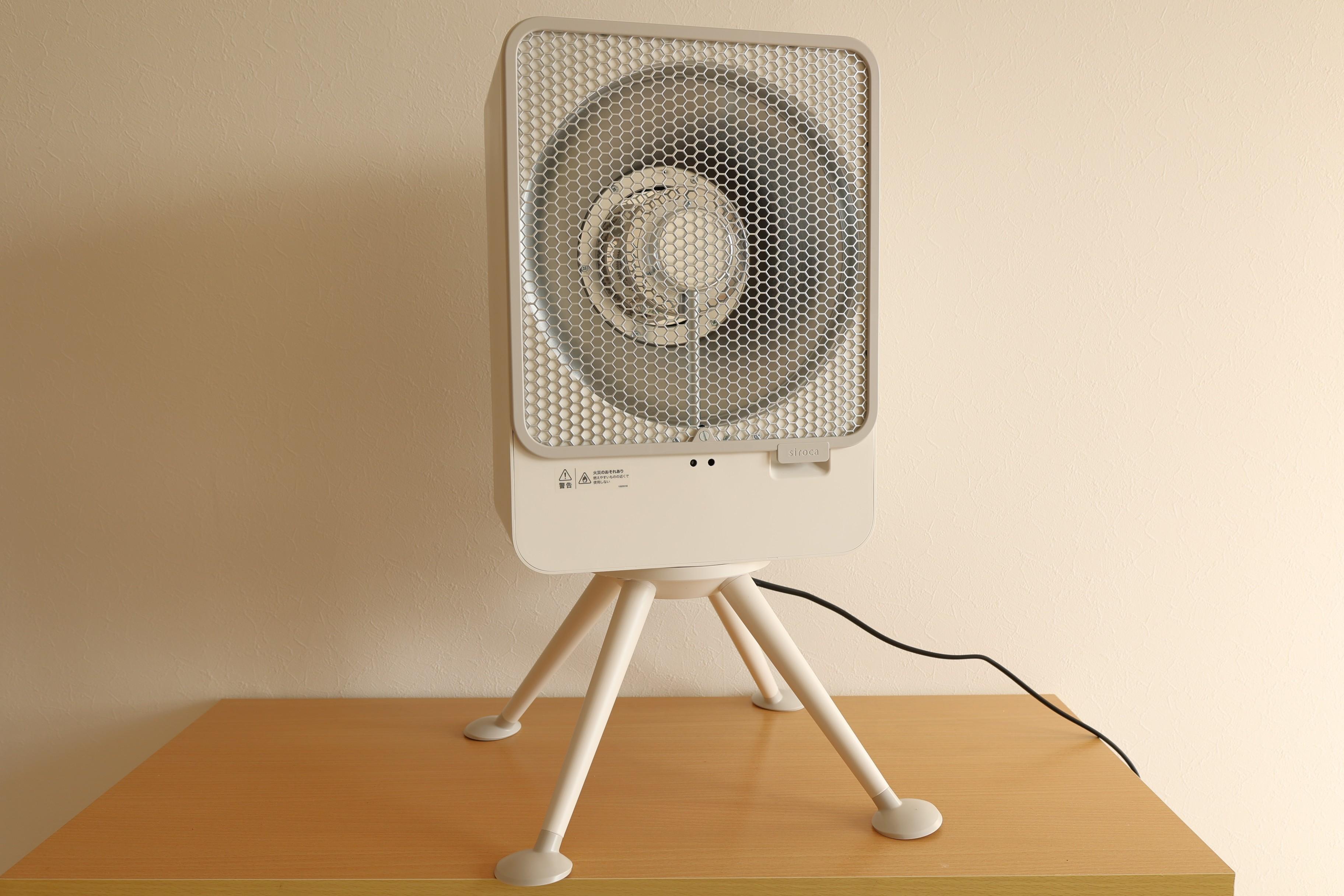 消費電力の約2倍の暖かさ！効率的にしっかりあたためるシロカの新