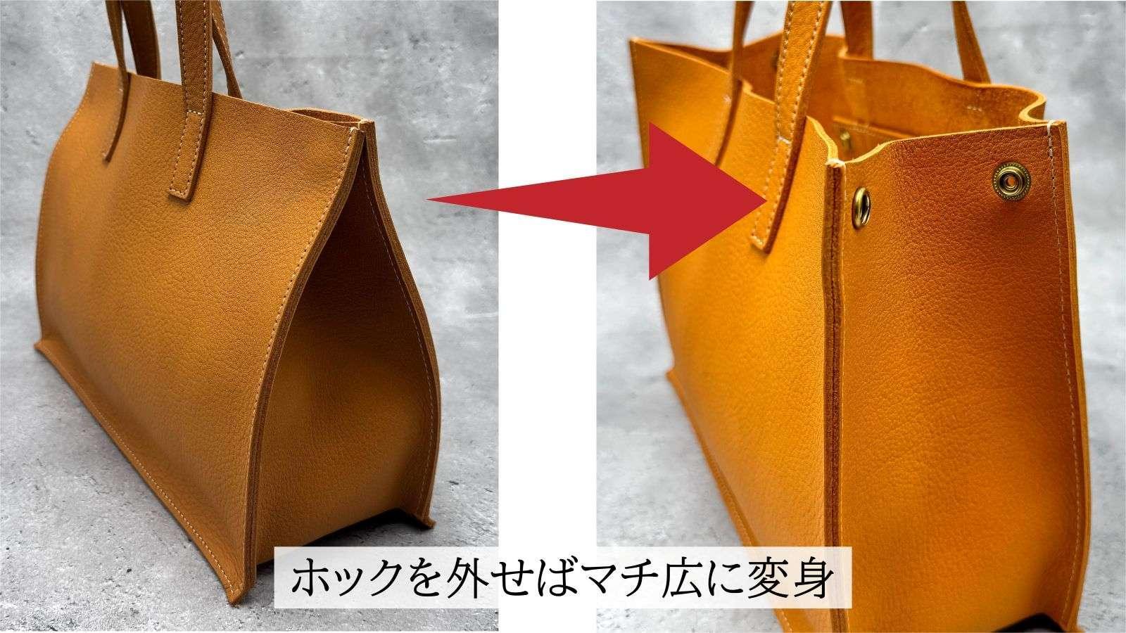 荷物を減らして心も軽く。財布も内蔵したシンプルイズベストな本革