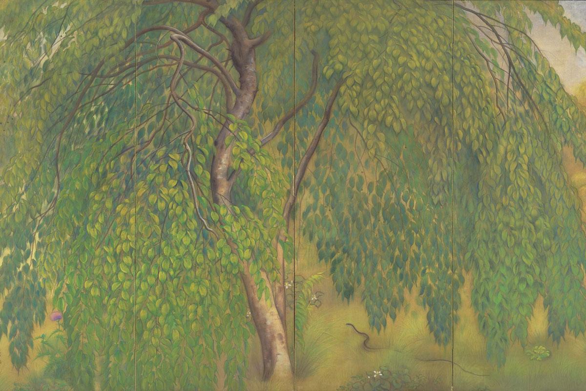 一生に一度は見たい、天才日本画家・山口華楊が22歳で描いた「葉桜