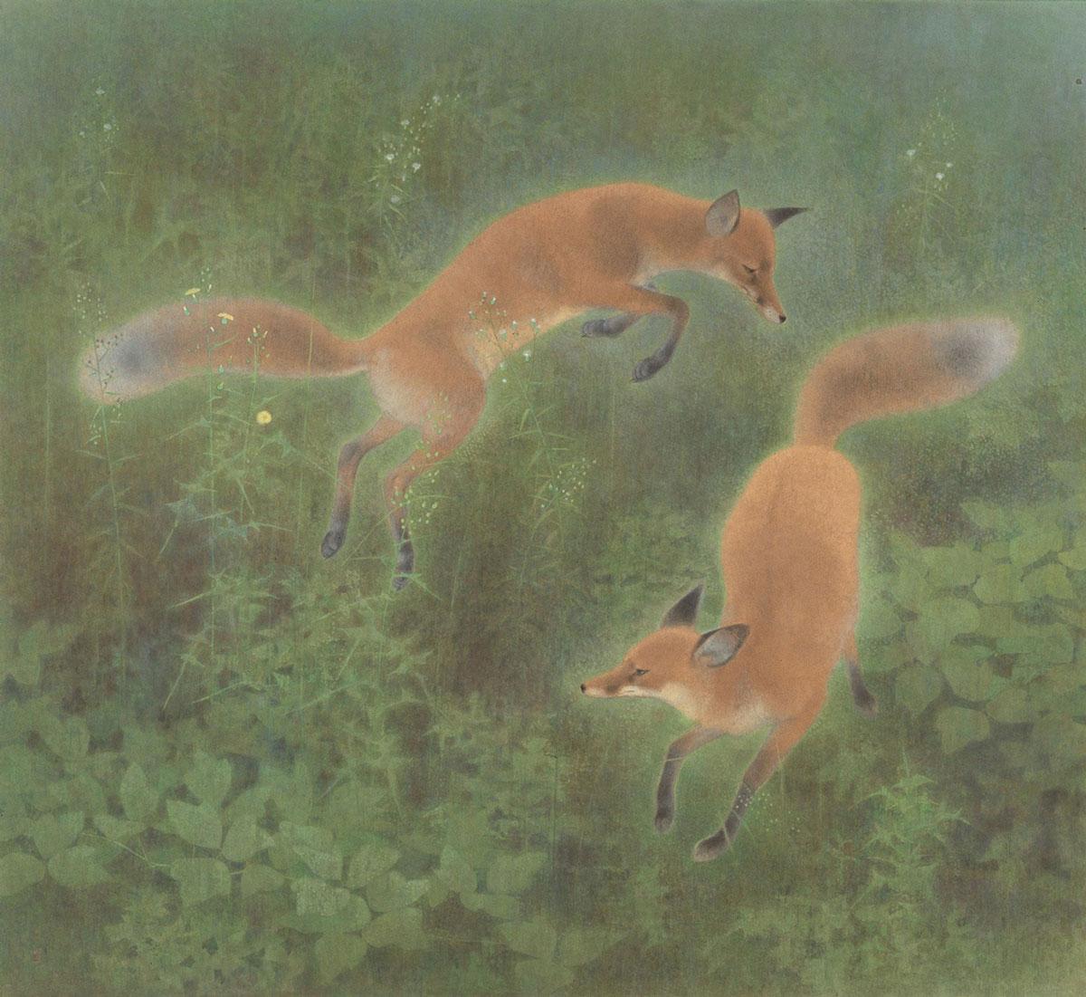 一生に一度は見たい、山口華楊が80歳でたどりついた「遊ぶ狐」の優美