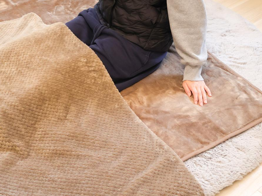 電気毛布とホットカーペットの「ちょうど中間」。無印良品のこれが