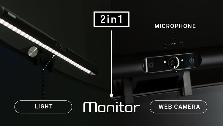 こんなのが欲しかった！ウェブカメラ付きライトでデスクが超スマートに